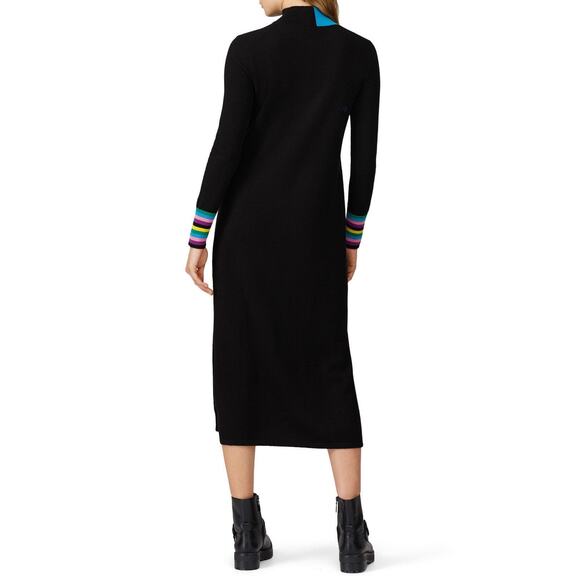 CHINTI & PARKER Bloomsbury Black Wool Cashmere Sweater Dress Size Small - Picture 2 of 15